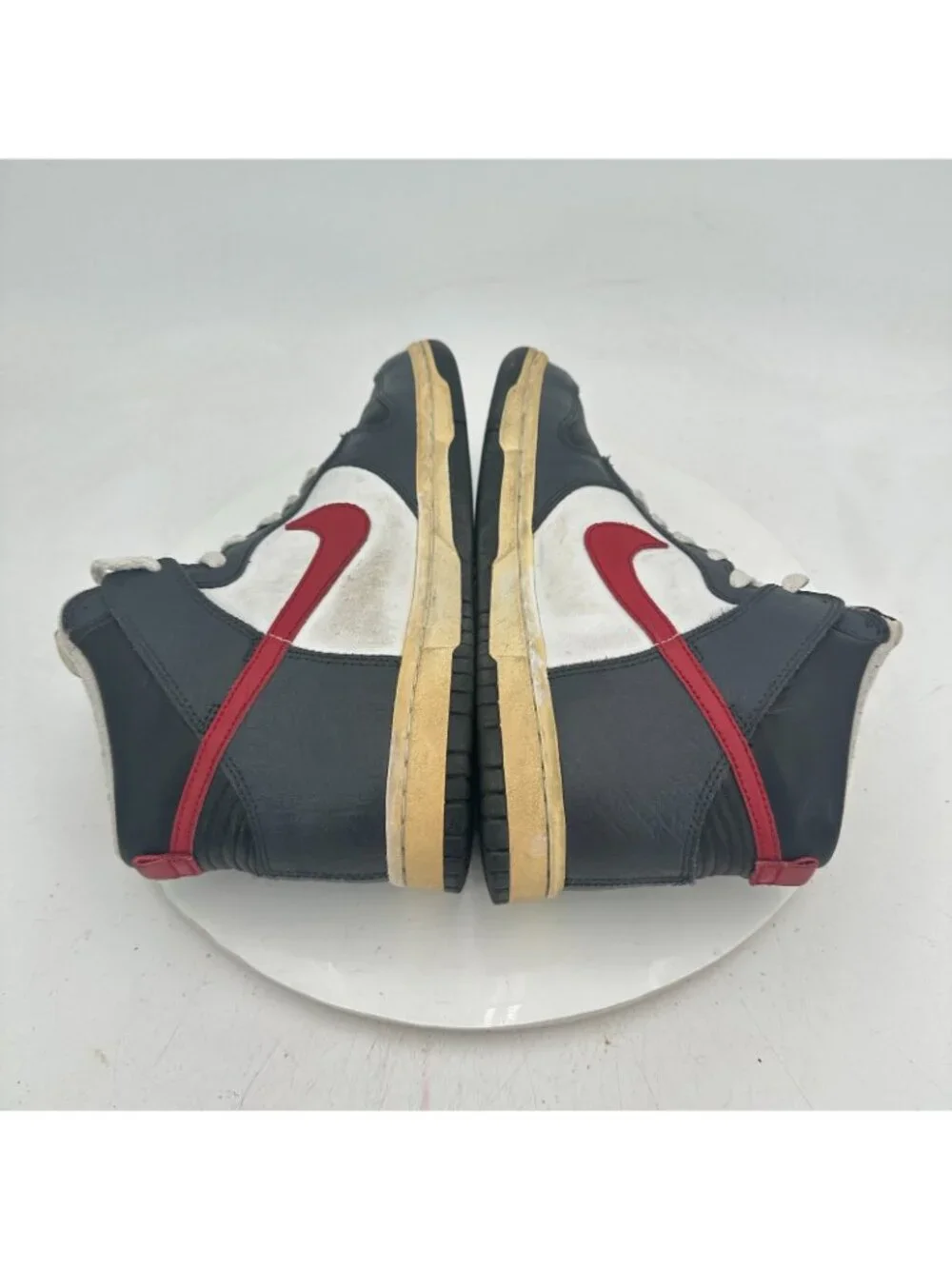 Nike Dunk High Youth Size 5Y Women 6.5 308319-061 Black Varisty Red Shoes